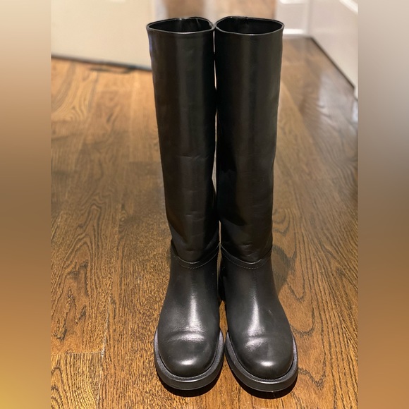 Zara Shoes Zara Tall Boots Black Size 4 Poshmark